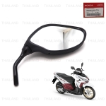 กระจกติดรถมอเตอร์ไซค์ กระจกมองข้าง ข้างขวา ของแท้ 1 ชิ้น สีดำ,ใส สำหรับ Honda Click 125i ปี 2015-2018